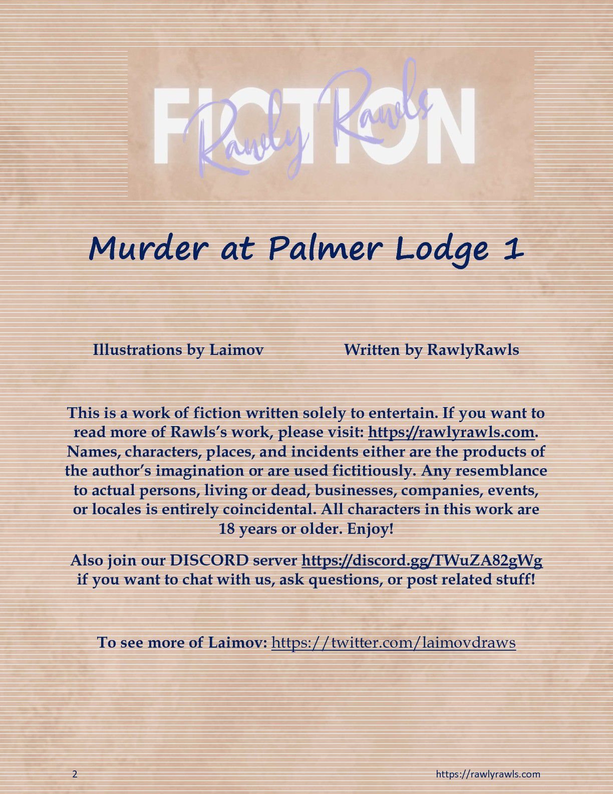 Murder At Palmer Lodge Chapter 1 - Page 2