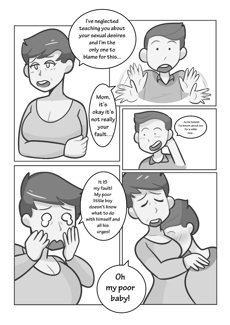 Uhh Mom, Why Are You Taking Your Clothes Off? Chapter 1 - Page 4