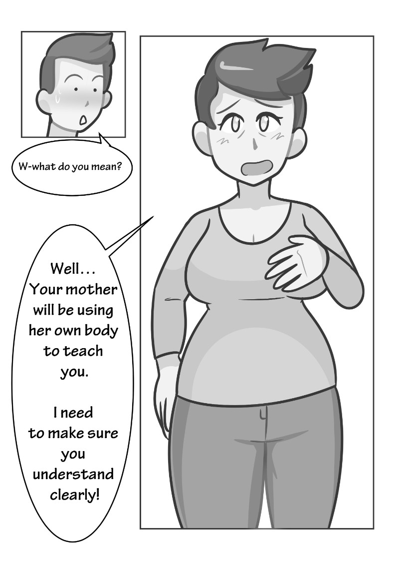 Uhh Mom, Why Are You Taking Your Clothes Off? Chapter 1 - Page 6