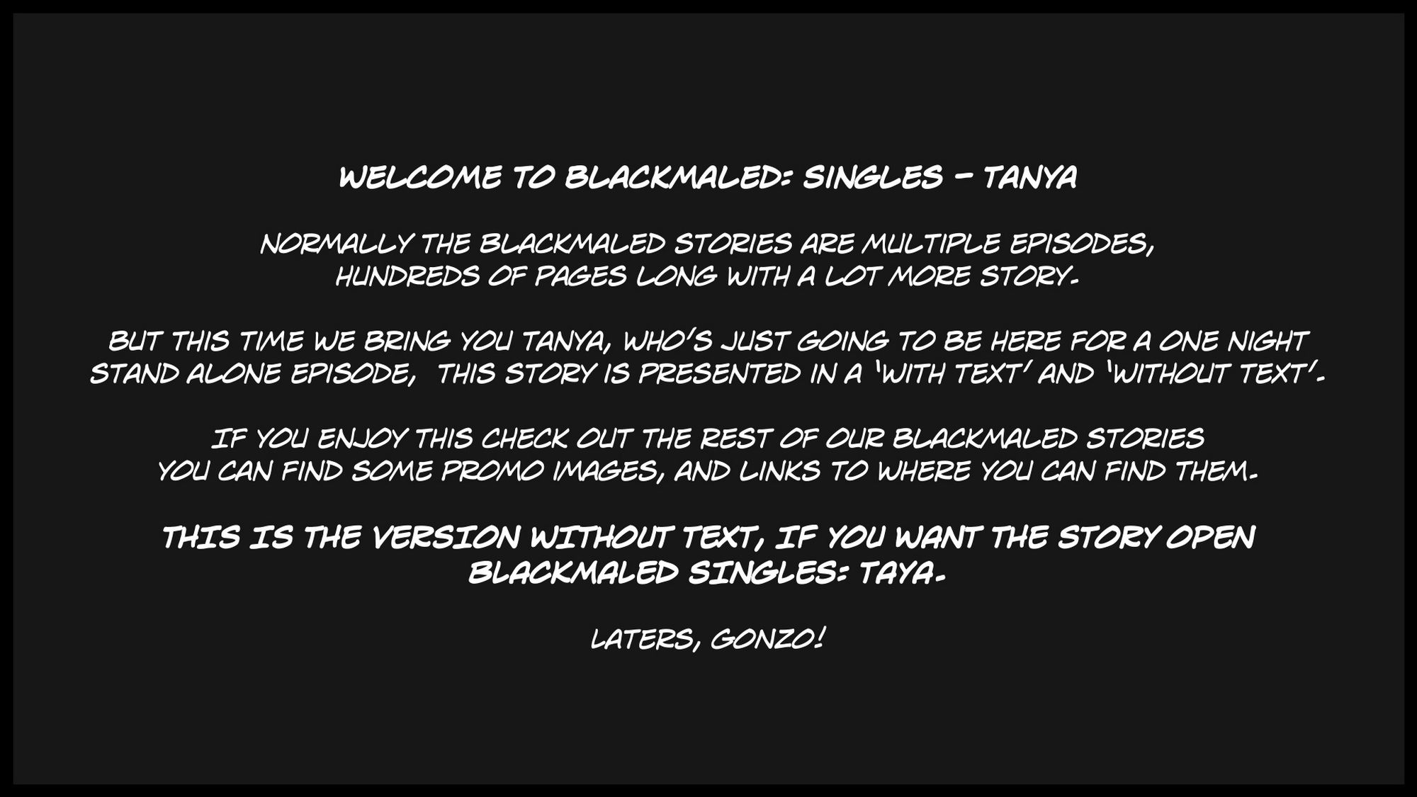 Blackmaled Singles - Tanya - Page 159