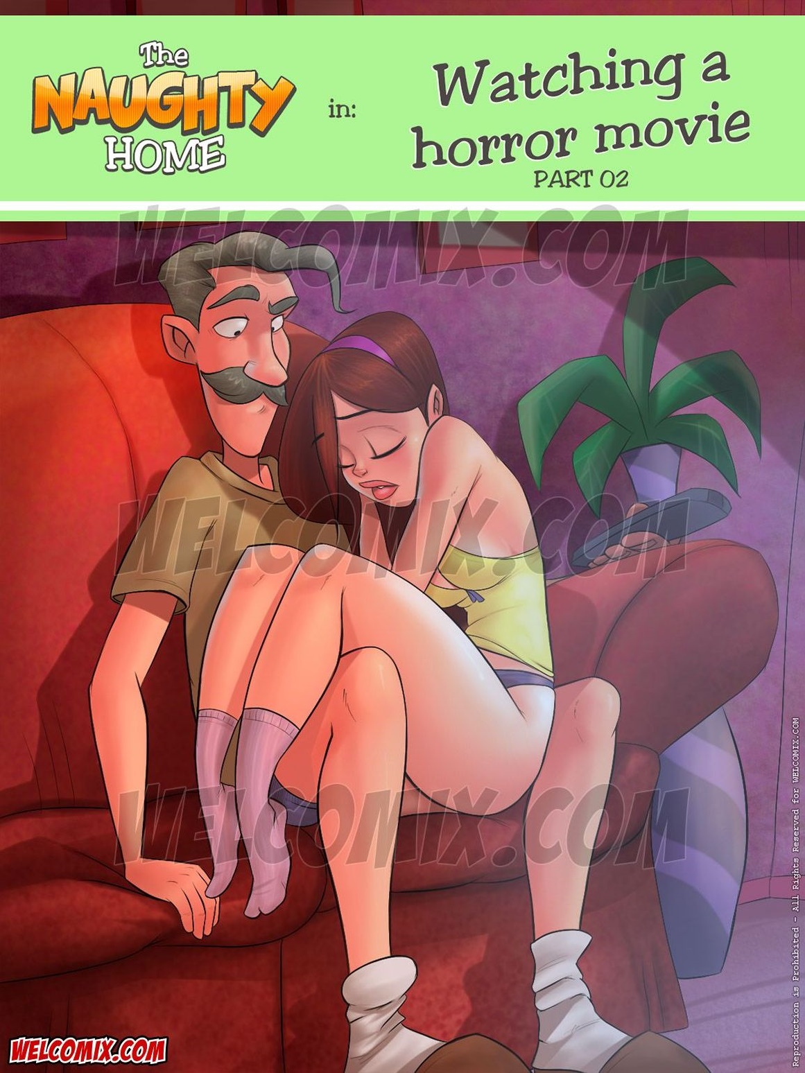 Naughty Fam Watching A Horror Movie 2 - Chapter 14 - Page 1