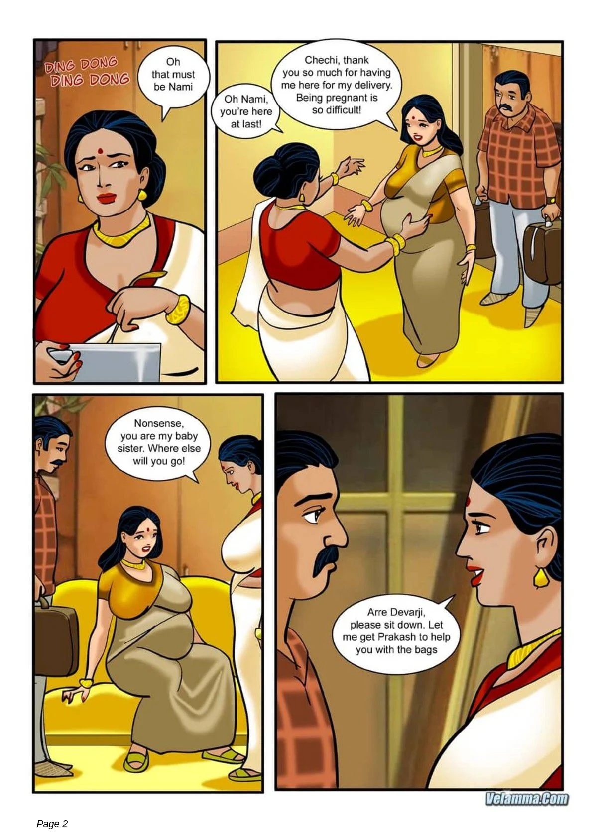 Velamma Chapter 3 - Page 2