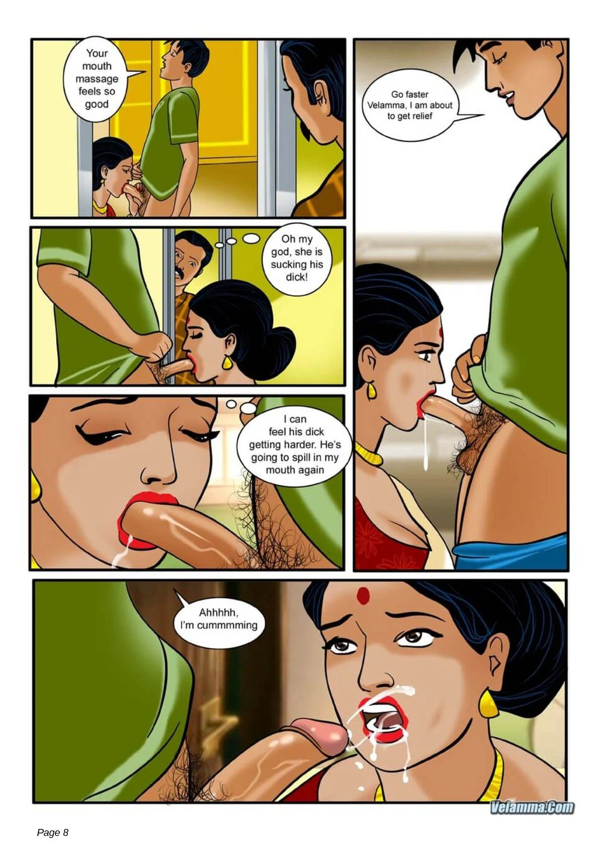 Velamma Chapter 3 - Page 8