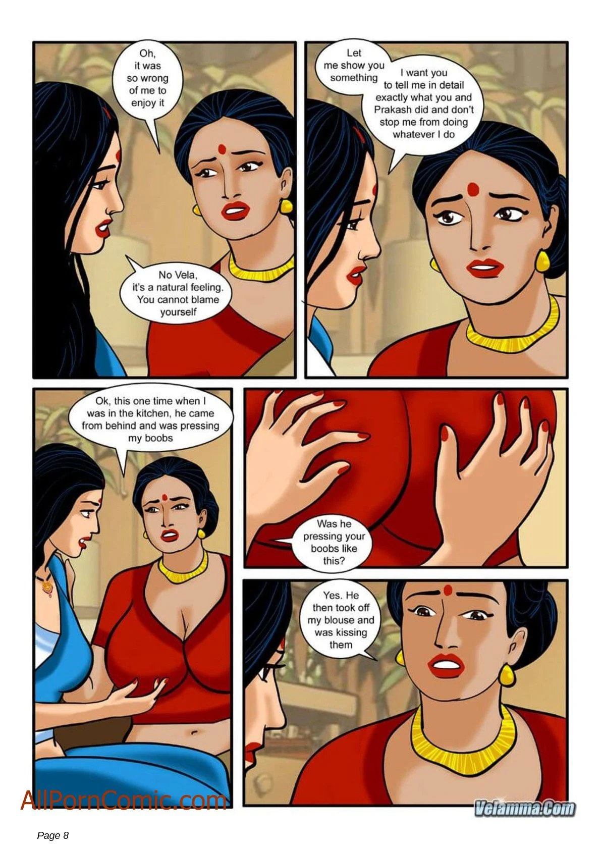 Velamma Chapter 6 - Page 8