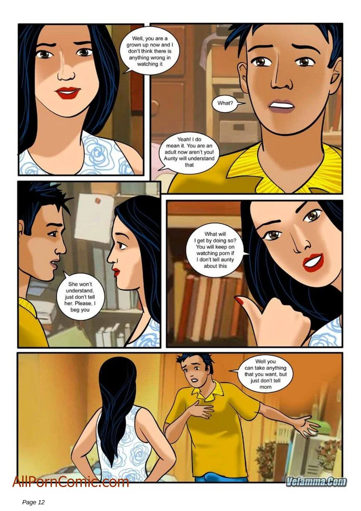 Velamma Chapter 7 - Page 12