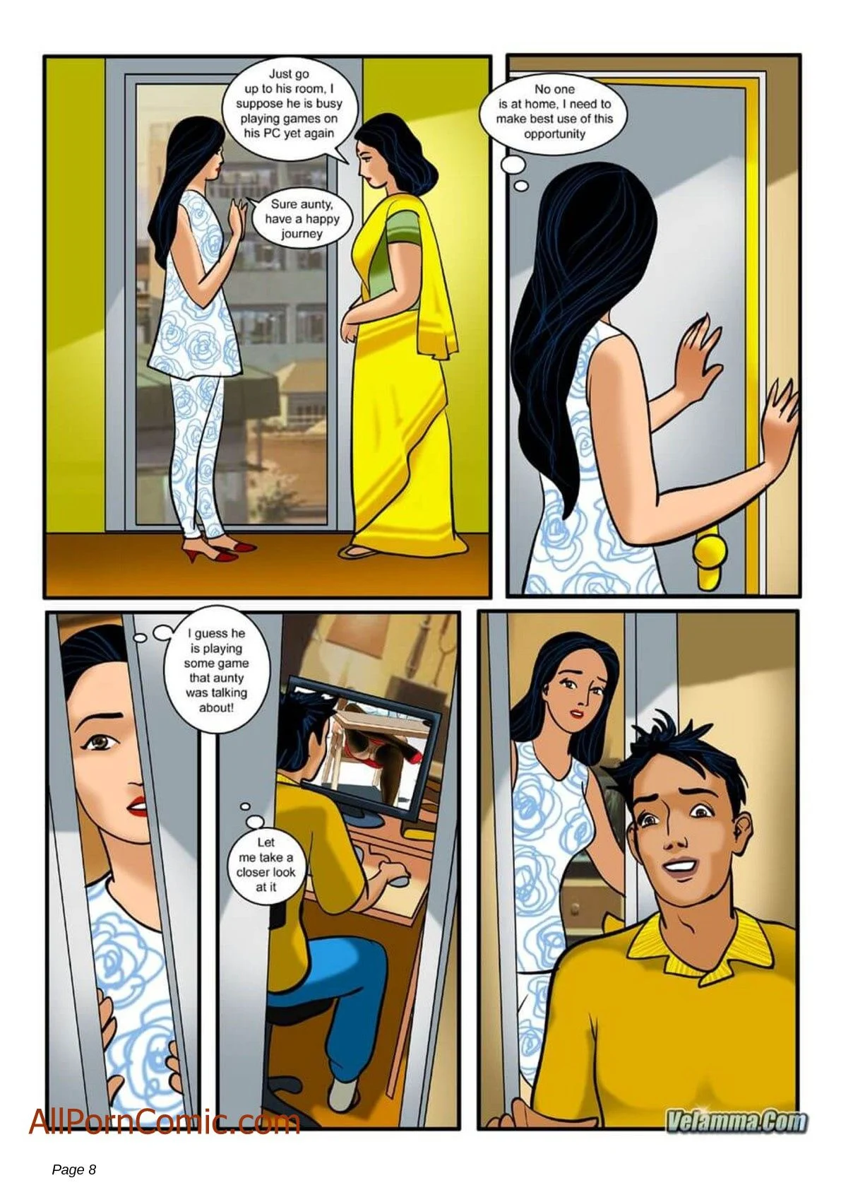 Velamma Chapter 7 - Page 8