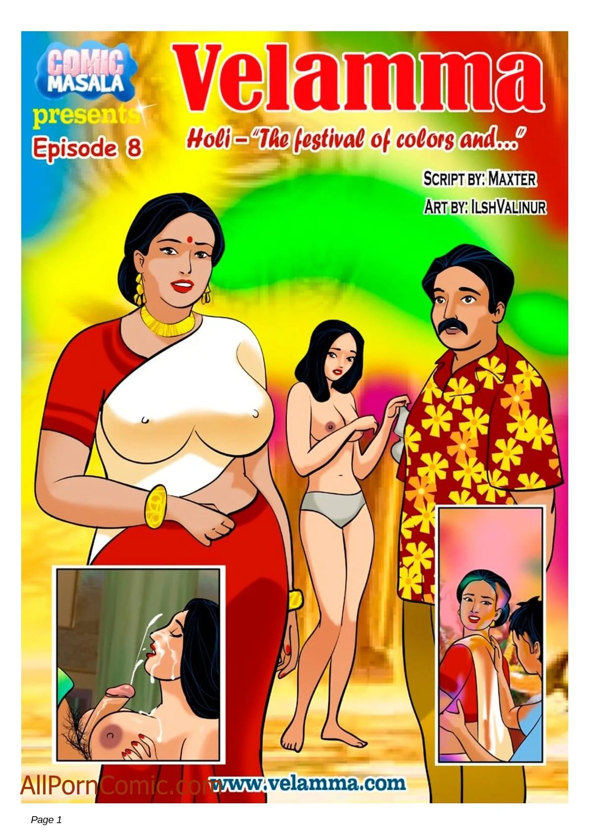 Velamma Chapter 8 - Page 1