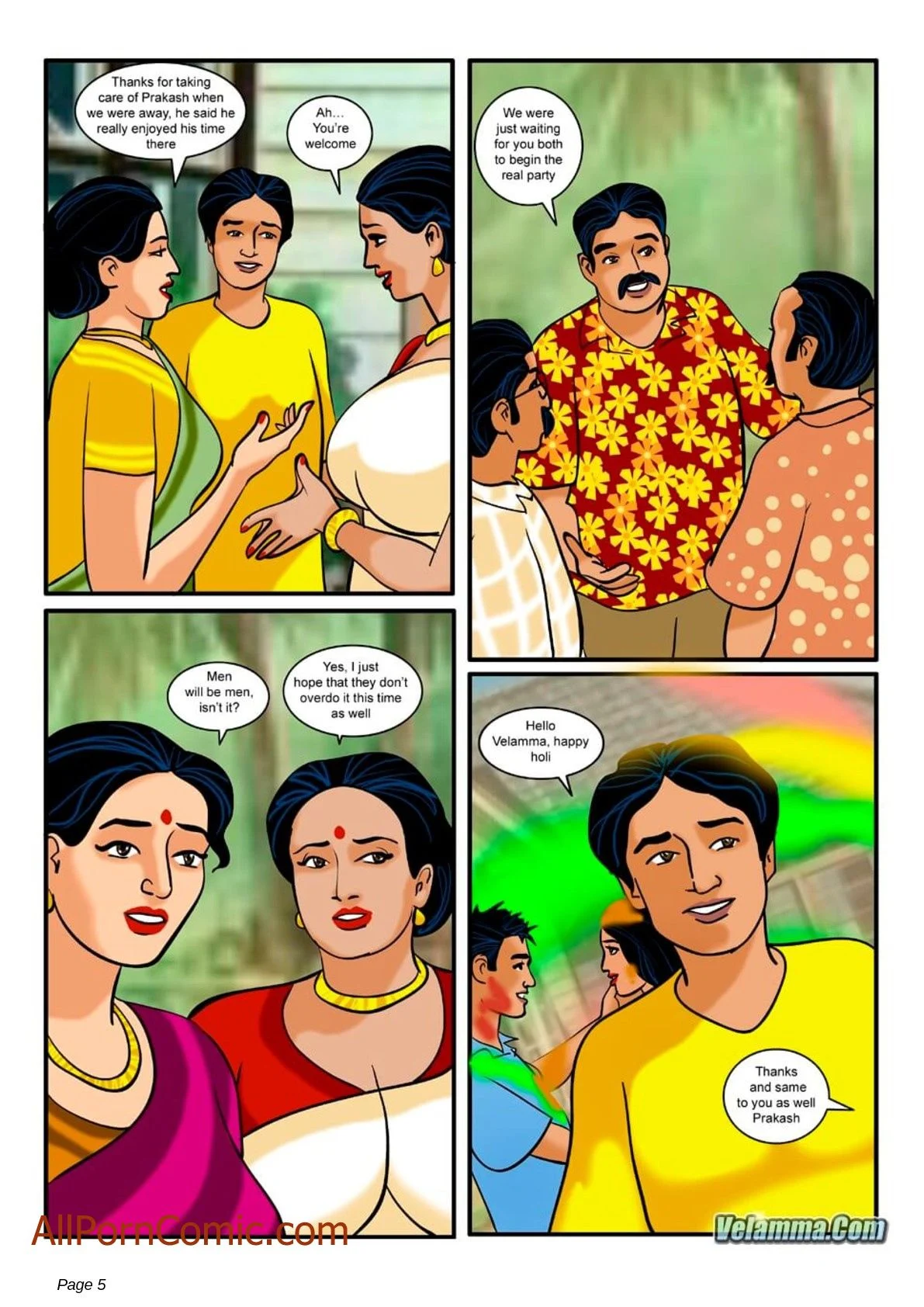 Velamma Chapter 8 - Page 5