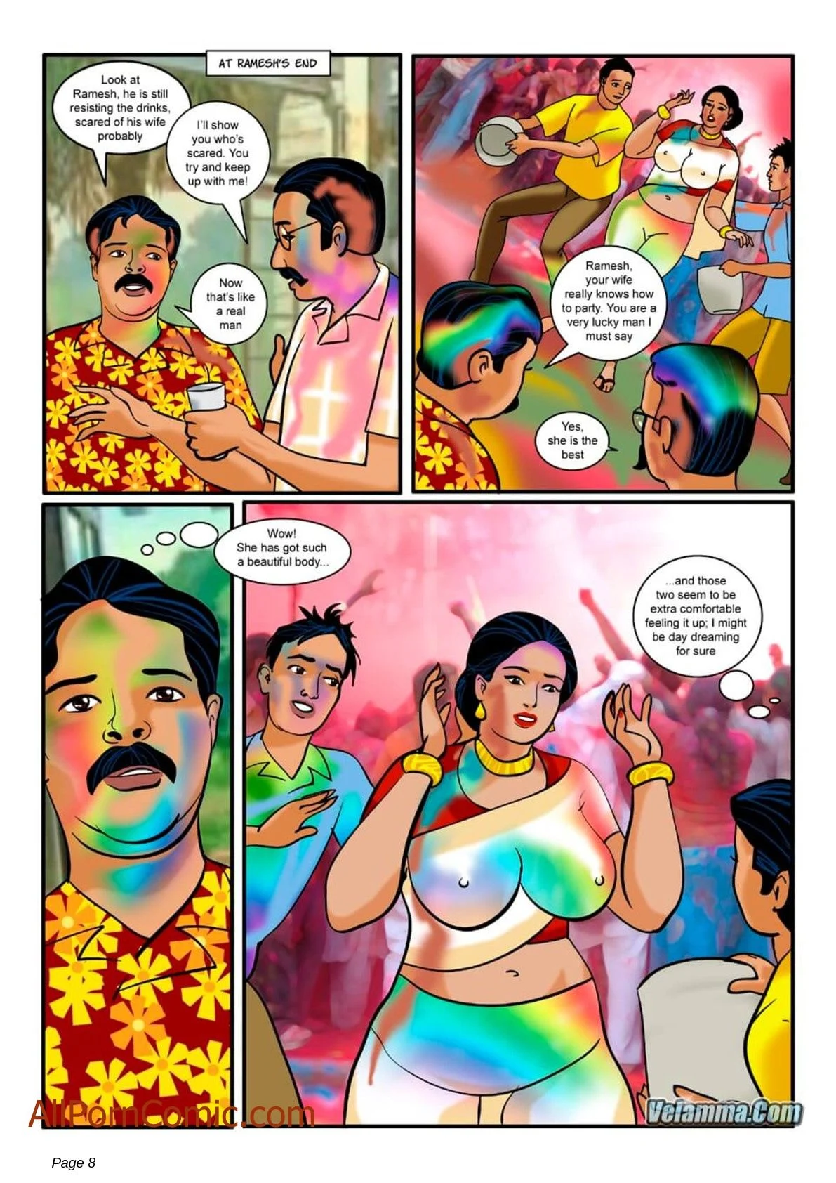 Velamma Chapter 8 - Page 8