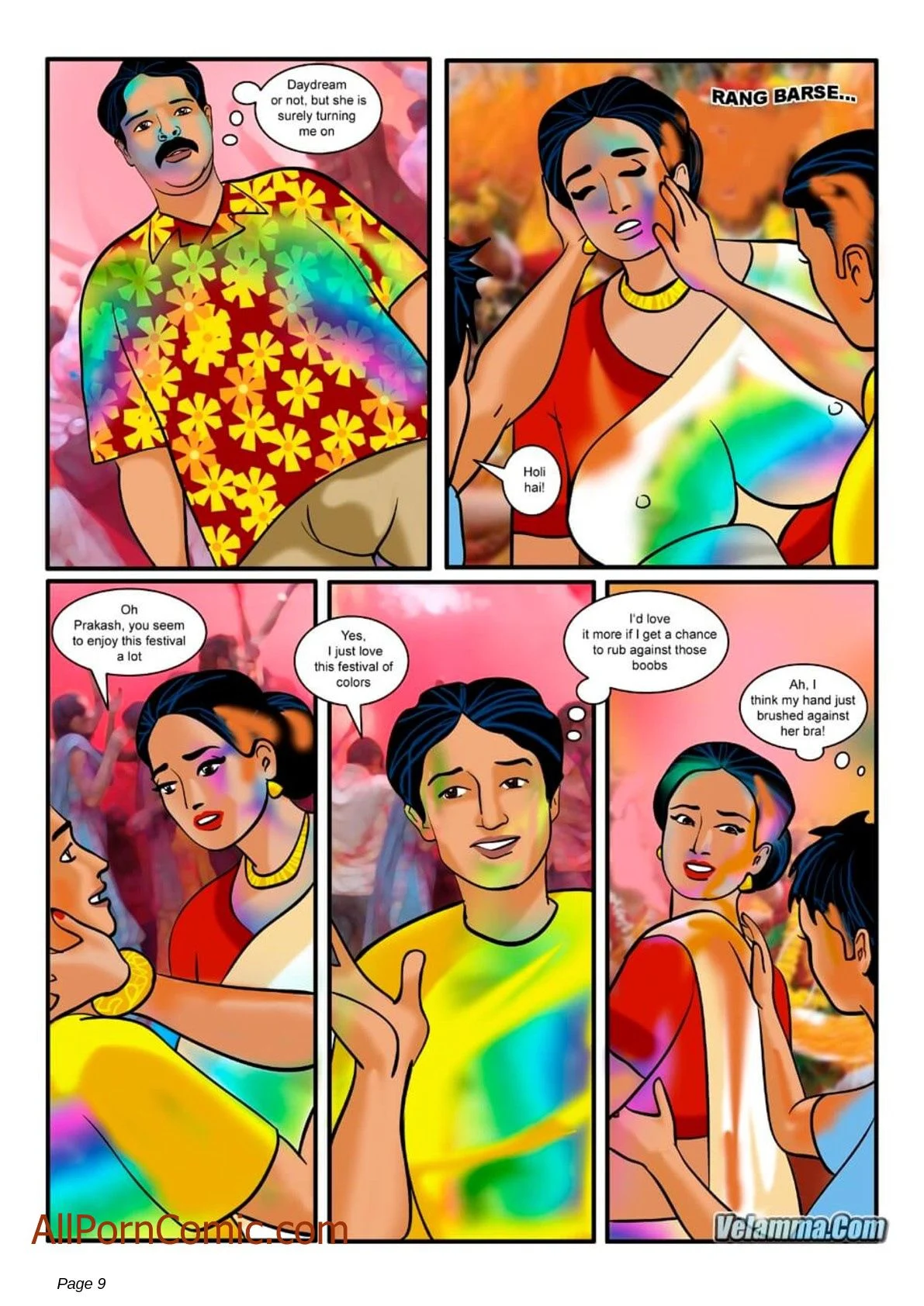 Velamma Chapter 8 - Page 9