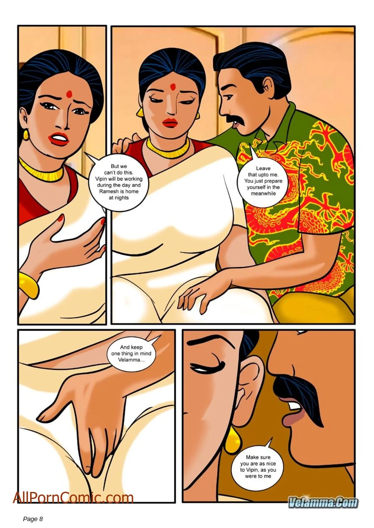 Velamma Chapter 9 - Page 8