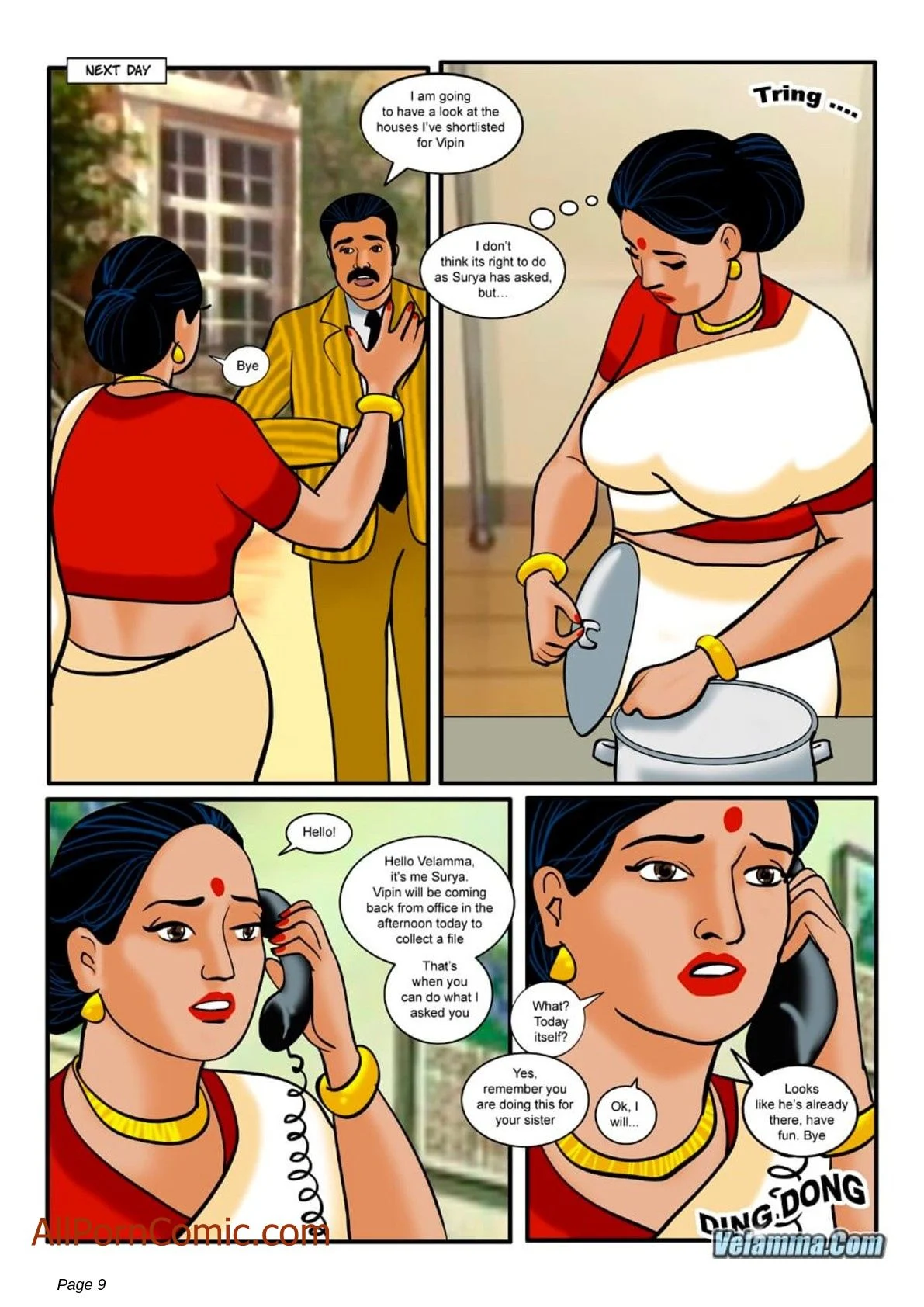 Velamma Chapter 9 - Page 9